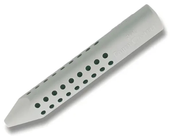 Faber-Castell Pryž Grip šedá / Pryž / trojhranná / 9 cm / GRIP zóna (187100)