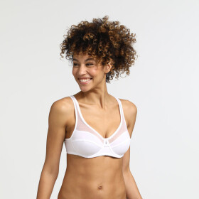 Dámská podprsenka z bio bavlny DIM GENEROUS COTTON BIO BRA - DIM - bílá 90 B
