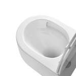 INVENA - WC mísa závěsná, Korfu kulatá, s prkénkem soft-close CE-95-001-L