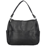 Stylová dámská koženková kabelka na rameno Irenea, černá
