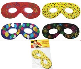 Rappa Škraboška papírová 6 ks