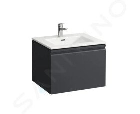 Laufen - Pro S Skříňka s umyvadlem, 600x500 mm, grafit H8609624801041