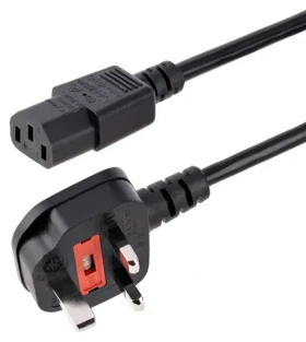 StarTech Power Cord UK Typ G - C13 3m černá / Napájecí kabel / Anglická koncovka / 250 V / 10 A (PXT101UK3M)