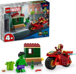 LEGO® Marvel 76287 Iron Man s motorkou a Hulk - LEGO® Marvel Super Heroes
