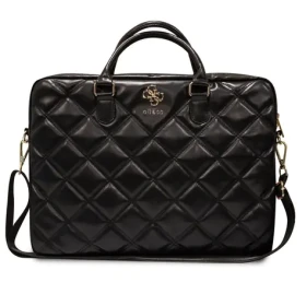 Guess PU Quilted 4G Metal Logo Computer Bag 15/16" černá (57983117870)