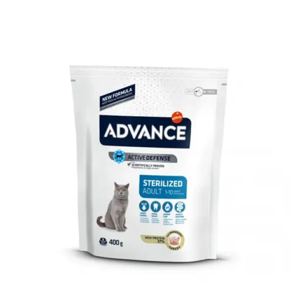 ADVANCE CAT Sterilized 400g / Superprémiové krmivo (granule) / pro sterilizované dospělé kočky (8410650160467)