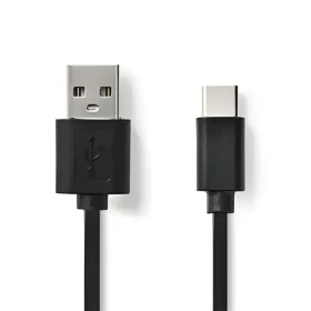 Nedis USB-C černá (CCGP60600BK30) / Datový kabel / USB-C - USB-A / USB 2.0 / 3 m (CCGP60600BK30)