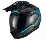 Helma na moto Nexx X.Rally Yuma grey/blue - M