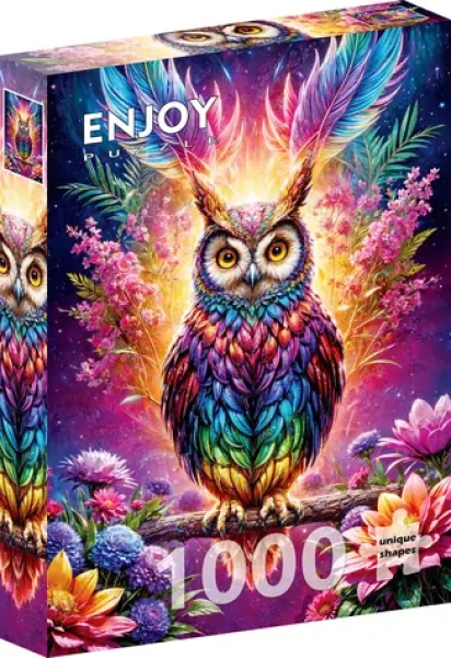 ENJOY Puzzle Neonová sova