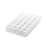 Silikomart polykarbonátová forma na čokoládu Ovale 01-P