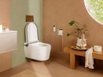 HANSGROHE - LavaPura Element S Elektronický bidet s keramikou, SoftClose, AquaHelix Flush, HygieneEffect, SmartClean, bílá 63021450