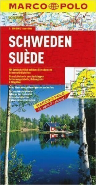 Švédsko/mapa 1:800T MD