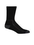 Dámské merino ponožky ICEBREAKER Wmns Hike+ Medium Crew, Black/Monsoon/Mink velikost: 41-43 (L)