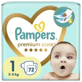 Pampers Premium Care Velikost 1, Plenky 72, 2kg - 5kg