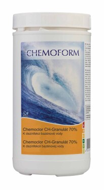 Chemoform Chemoclor CH-Granulát 70%, 1 Kg - anorganický chlorový granulát k šokové úpravě vody