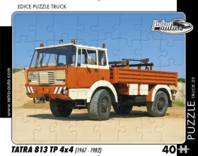 RETRO-AUTA Puzzle TRUCK č.25 Tatra 813 TP 4x4 (1967-1982)