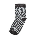 Bushman Pánské i dámské ponožky Zebra, hnědé 39-42