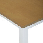 Jídelní set 1+4, rozměr stolu 120x75x75 cm, MDF, dýha, masivní nohy, moření dub