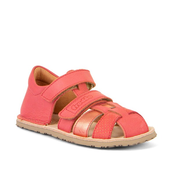 Dívčí barefoot sandály FLEXY F Coral Froddo G3150283-11 červená - 30