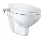 GROHE - Solido Set předstěnové instalace, klozetu a bidetového sedátka Bau Ceramic, softclose, tlačítko Even, chrom SANI15BB1102