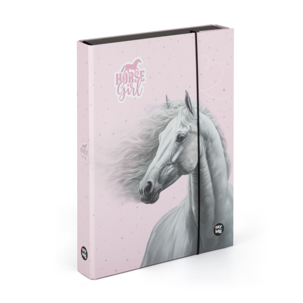 Box na sešity A4 Jumbo kůň romantic