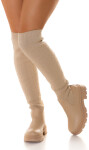 Sexy Fashionista Overknees barva BEIGE velikost 40