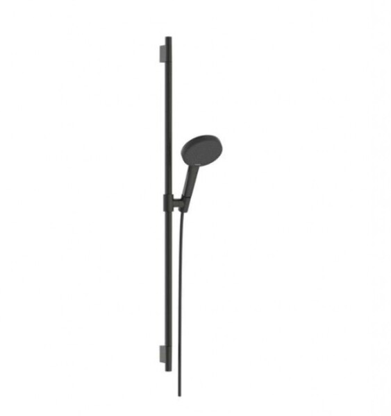 HANSGROHE - Raindance Alive Select S Set sprchové hlavice, tyče a hadice, 3 proudy, EcoSmart, kartáčovaný černý chrom 24603340