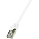 LogiLink CP2101S RJ45 síťové kabely, propojovací kabely CAT 6 F/UTP 15.00 m bílá s ochranou 1 ks