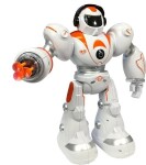 Mamido Dálkově ovládaný R/C robot střílící rakety oranžový