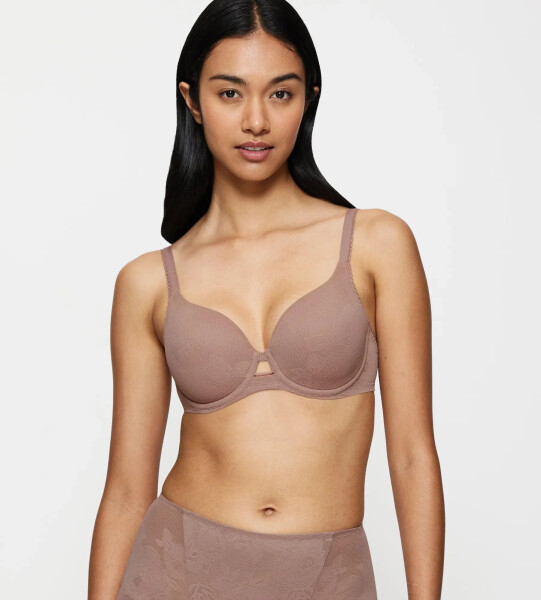 Dámská podprsenka Wild Rose Sensation WP - BROWN - světle hnědá 00ZE - TRIUMPH CHOCOLATE MOUSSE 90F