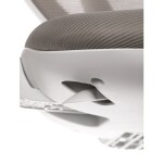 Dětská židle, výškově nastavitelná, šedá síťovina, KA-C806 GREY