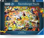 RAVENSBURGER Puzzle Zaneprázdnění ptáci