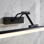 Koupelnové nástěnné LED svítidlo SWE025-1W 42cm Black OSW-20124