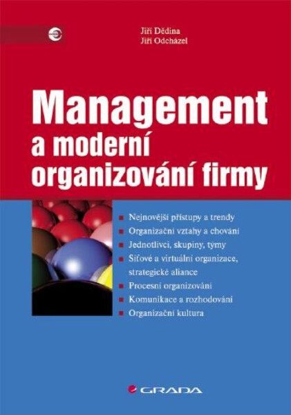 Management a moderní organizování firmy - Jiří Dědina, Jiří Odcházel