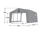 Plachtový přístřešek – ShelterLogic 3,7 × 3,7 m