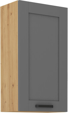 Horní skříňka Luna 50 G-90 1F Barva korpusu: Dub artisan, Barva dvířek: Dust Grey
