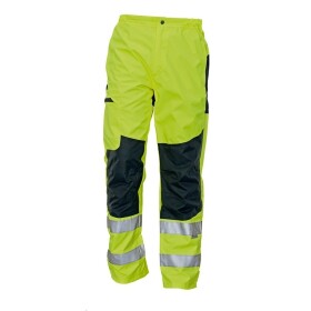 Kalhoty TICINO Hi-Vis do pasu reflexní podlepené švy DOPRODEJ žluté XXL - žlutá