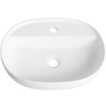 CERANO - Umyvadlo keramické Ramona - na desku - bílá lesklá - 50x39 CER-667912