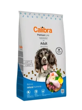 Calibra Premium Line Adult Chicken 12 kg / Granule pro psy / kuřecí / malá a střední plemena