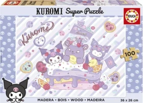 EDUCA Dřevěné puzzle Kuromi