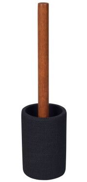 SAPHO - CRAFT WC štětka na postavení, acacia/černá 8572