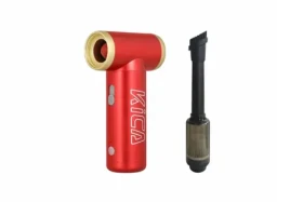 KiCA Jet Fan 2 ventilátor + nástavec na vysávání červená / aku ventilátor vysavač / 1100 mAh / USB-C (FTKTKR)