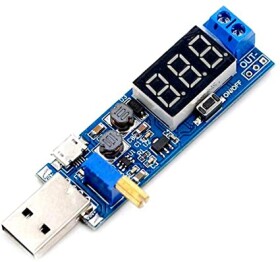 USB Step-down a step-up modul regulátoru napětí 5V na 3,3V 9V 12V 24V