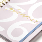 Busy B Kroužkový plánovací diář To Do A5 Pink Graphic 2026, růžová barva, papír