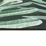DumDekorace Moderní koberec FLANEL s motivem monstery Šířka: 80 cm | Délka: 150 cm