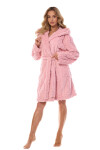 Dámský župan 2403 Carina pink - L&L růžová M