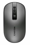 CANYON MW-18 šedá / Bezdrátová optická myš / 1600 DPI / 4 tlačítka / USB 2.4 GHz (CNS-CMSW18DG)