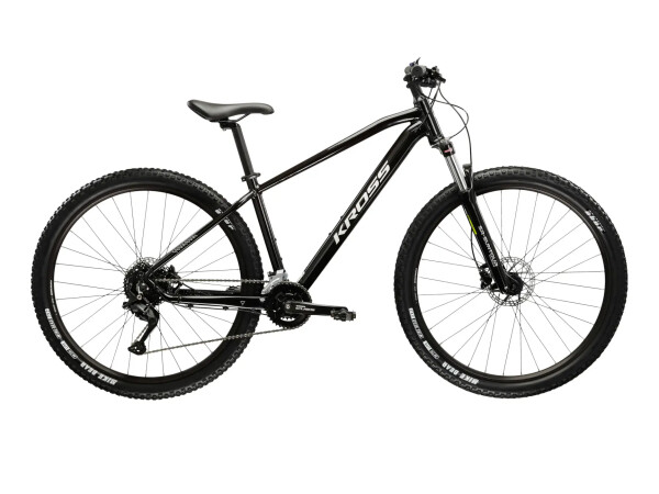 KROSS HEXAGON 5.0, rám 17" (M), model 2025, pneu 27,5", barva černá/stříbrná - ZDARMA dopravné, seřízení, odborná montáž a sada světel! (Záruka nejlepší ceny! Nakupujte u autorizovaného prodejce!)