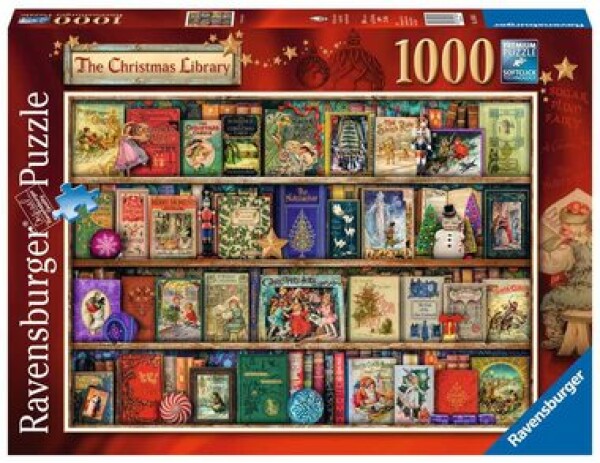 Ravensburger 19801 Aimee Stewart: Vánoční knihovna 1000 dílků