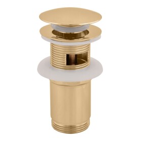 RAV Slezák - Výpusť umyvadlová CLICK-CLACK 5/4", Zlatá - lesklá MD0484Z MD0484Z